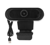 Pilipane Cámica Web de 1080p con micrófono USB Cámara Web Web Camera HD Angle de ángulo Ajustable Reproducir para PC Desktop Video Conferencing ABS Negro