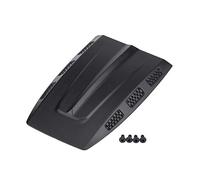 Pilipane Cubierta del Motor RC Accesorio de simulación Liviana Duradera para SCX10 1/10 Crawler RC Black Plastic 10.5 * 7cm