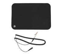 Pilipane Estera de conexión a tierra Almohadilla conectada a la tierra Cuero de PU de primera calidad 7.87x11.81 pulgadas Aumento de energía Alivio de electricidad estática para el trabajo