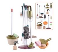 Pilipane Juego de Juguetes de Limpieza para niños Juego de Juego de Limpieza para niños pequeños con aspiradora Broom Mop Dust Pan Bucket Cepillo para niños Niñas de 3+ ABS Material