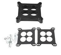 Pilipane Junta de carburador, Espaciador de carburador fenólico con Puerto de 1" Compatible con Holley, Edelbrock, Barry Grant (Demon) SB y BB Chevy, Ford y Mopar