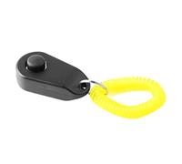 Pilipane ker de Entrenamiento para Perros, Interactivo, chirriante, cómodo, Universal, para Perros y Gatos, Forma Ovalada pequeña, diseño de Anillo para Dedo, Sonido nítido, Material ABS, (Negro)