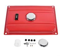 Pilipane Kit De Combustible Universal para Generador De 7 Galones con Manómetro, Tapa Y Filtro, Construcción De Hierro Duradera para Almacenamiento De Aceite Prolongado