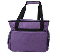 Pilipane Knitting Storage Bag Knitting Needles Organizer Yarn Wool Crochet Hook Storage Bag for Knitting Lovers Beginners Sewing Tools 600D Oxford Cloth Purple Blue Lightweight Compact (Púrpura)