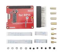 Pilipane M2 NVMe a PCIe SSD Placa periférica de Alta Velocidad apilable Almacenamiento Adaptador expansión para 5 8GB 4GB 2GB 1GB Rojo PCB