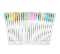 Pilipane Marcadores de pincel de doble punta a base de agua, 24 colores, portalápices ergonómico, vívido y para pintar, letras, libros para colorear, bocetos, caligrafía, manga,