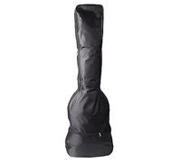 Pilipane Mochila de bajo Mochila Impermeable Oxford Tela Liviana Correa de una Sola Capa Ajustable Bolsillo Grande para músicos Que viajan Negros