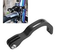 Pilipane Soporte Universal para Bicicleta, Soporte para Faro Delantero de Bicicleta, Soporte para luz Delantera, Soporte para Bicicleta, Compatible con Bicicleta Plegable Brompton(Negro)