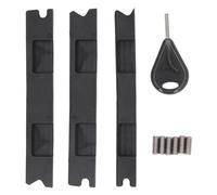 Pilipane Surfboard - Conversor de aletas de plástico profesional con tornillos de llave de aleta para futuros compatibles con tablas de surf, 3 unidades