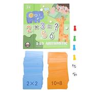 Pilipane Tablero de multiplicación y Suma Tablero de Aprendizaje de matemáticas de Madera Habilidades de Pensamiento lógico Adsorción magnética Juguete Educativo para niños Aula Centro de