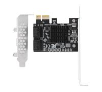 Pilipane Tarjeta de expansión SATA3.0 ENCHUNO Profesional ENCHUFT SATA3.0 a PCIe 4 Puertos Card de Adaptador 6 g Tarjeta de conversión de Disco Duro