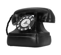 Pilipane Teléfono Decorativo Vintage Rotario Retro Dial Retro Ornamento Cafetería Cafetería Cafetería Síntesis Propultor de la Oficina en el hogar Decoración de la Oficina en el hogar