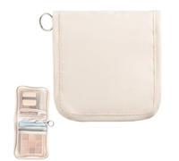 Pill Bagches, Travel Medicine Organizer, plegable Storage for Pills Cosmetics, Lightweight Waterproof Case, Multi-Pocket Design, Compact Pink, Ideal para prescripción,