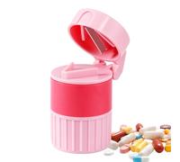 Pill Bither - Divisor de tableta Grinder portátil | Almacenamiento