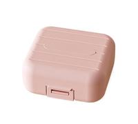 Pill Box 7 Day- Compact Daily Pill Container - Small Medicine Case - Travel Pill Box 7 Days - Organizador de píldoras semanales para viajes a suplementos - Daily Pill Organizer With Alarm
