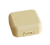 Pill Box 7 Day- Compact Daily Pill Container - Small Medicine Case - Travel Pill Box 7 Days - Organizador de píldoras semanales para viajes a suplementos - Daily Pill Organizer With Alarm