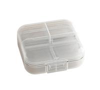 Pill Box 7 Day- Compact Daily Pill Container - Small Medicine Case - Travel Pill Box 7 Days - Weekly Pill Box Portable For Travel To Hold Supplements - Daily Pill Organizer With Alarm