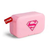 Pill Box Organizer, 2-pack - DC Supergirl Negro