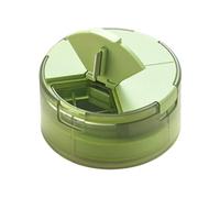 Pill Box - Small 3 Compartment Foldable Cup for Medicine | Travel Pill Holder Supplement Organizer for Home Office School Gym Camping Hiking Picnic Outdoor Vacation Sports