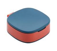Pill Container, 4 Compartments Dispenser Pill Storage Box with Large Capacity, Travel-Friendly Portable Tablet, Small Pills Container for Pocket or Purse, 3,03 x 1,14 pulgadas
