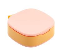 Pill Container, 4 Compartments Dispenser Pill Storage Box with Large Capacity, Travel-Friendly Portable Tablet, Small Pills Container for Pocket or Purse, 3,03 x 1,14 pulgadas