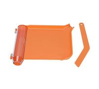 Pill Counting Tray, Orange Non-Contact Clean Pills Dispenser Tray with Spatula Transparent Lid for Dispense