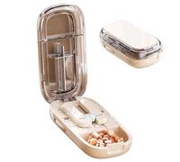 Pill Cutter - Coupe-comprimé | Coupe Minicomprimés Portable Organizador, Hebdomadaire De Coupe En Demi Ou Quart Pour Maison Bureau Voyage Hôpital École Camping Infirmières Adultes Personnes Âgées