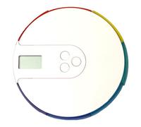 Pill Dispenser Alarm, Smart 7-Day Medication Organizer, Large Digital Display, Size About 11x11x2.2cm Up to 4 Daily Reminders, Ideal for Home, Travel and Elderly Care Weight 84g