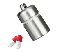 Pill dispenser Collar mini pastillero, contenedor de pastillas EDC de titanio, llavero impermeable for pastillas, pastillero de viaje, pastillero compacto (Size : 14.5 * 10.6 * 4.5in)
