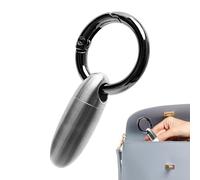 Pill Key Chain Container, Titanium Waterproof Medicine Organizer, 5.5cm/2.17in Tablet Case for Travel, Camping, and Outdoor Use, Ideal Dryness Ensured, Easy to Use