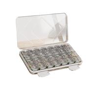 Pill Organizer Case, Portable Medicine Storage Box, Airtight Dispenser, Large Capacity Supplement Holder, Weekly Organizer for Home and Work, Travel, 23x13x3cm