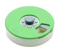 Pill Organizer, Pill Box Case, Protective, Optimized Pills Handling, Small User-Friendly Dispenser for Kids, Bedside, Travel, Outdoor, Home, Family Use, 9.3x9.3x3cm