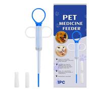Pill Plunger for Cats, Soft Tip Silicone Liquid Feeder, 2.36x5.91 inches, Leak-Proof Syringe Tool, Small Pets, Easy Paste Medication Applicator, Puppies and At-Home Animal Care