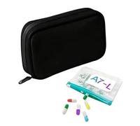 Pill Pouches For Travel - Organizador portátil impermeable reutilizable con cremallera | Bolsa organizador de píldoras | For Purse Daily Use Weekly Planning Home Office Gym Backpack