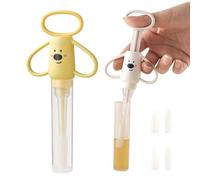 Pill Pusher for Cats, Anti Falling Feeding Device, Silicone Tip Dispenser, | This anti falling feeding dispenser tool set gives 2 piece silicone tip piller use for easy liquid delivery to kittens.