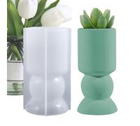 Pillar Candle Mold, 3D Cylinder Taper, Silicone Casting Mold for Plaster, Clay, Resin, Epoxy, and Concrete Crafts, Reusable Handmade Candle and Decorative Sculpture Mould for Home Art Projects