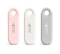 Pillbox Pro - Pastillero portátil compacto de 3 piezas para organizar medicamentos de viaje, pequeño pastillero para bolsillo y almacenamiento de vitaminas