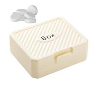 Pillendosen-Organizer, Reise-Pillen-Organizer | Geteilte, Tragbare Pillenbehälter Mit 24 Fächern | Staubdichter Wöchentlicher Pillen-Organizer Für Die Reise