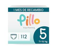 Pillo Pañales Braguita Talla 5 - Pack de 112 Pañal-Braguita, 4 Paquetes de 28 Braguitas 5 - Junior (11-16 kg) - Pants Bebe