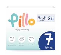 Pillo Pañales Talla 7 - Paquete de 26 Pañales Bebe 7 - XXL (15+ kg) - Pañales Bebé