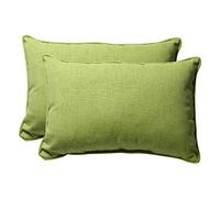 Pillow Almohada Decorativa Rectangular con Textura, 2 Unidades, Color Verde