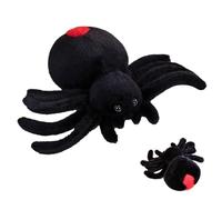 Pillows de araña genérica - Realistic Black Spider Stuffed Animal Plush Pillow, Cute Spider Shaped Throw Pillow | Realistic Black Spider Stuffed Animal Plush Pillow for Christmas Funny Prank Toy