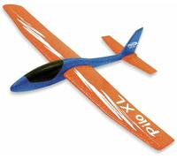 Jamara Planeador de espuma Pilo XL 2 en 1 – superligero 160 g, casi indestructible, 86 cm, azul