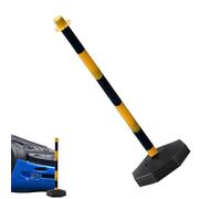 Pilón De Columna De Advertencia: 28,5 X 85 Centímetros, Marcador De Precaución De Visibilidad, Delineador Portátil Resistente | Cruces Peatonales Entradas A Garajes Muelles De Carga Festival Al Aire L