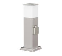 Pilona POLLY para exterior 35cm casquillo cromado in ombilla G9 501lm