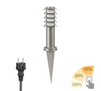 Pilona PORU con pica de suelo y cable de 2m para rejilla exterior IP44 39cm [EEK: D]