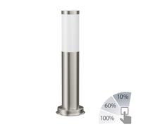 Pilona PORU para exterior acero inoxidable redonda 38,5cm incl. lámpara E27