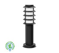 Pilona PORU para exterior IP44 rejilla 39cm negro incl. lámpara E27