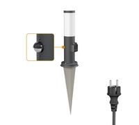 Pilona PORU Sensor con pica de suelo y cable de 2m para exterior 38cm antracita