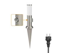 Pilona PORU Sensor con pica de tierra y cable de 2m para exterior 38cm acero